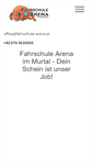 Mobile Screenshot of fahrschule-arena.at